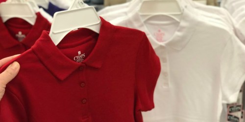 Up to 75% Off Chaps Girls School Uniform Polos at Kohl’s
