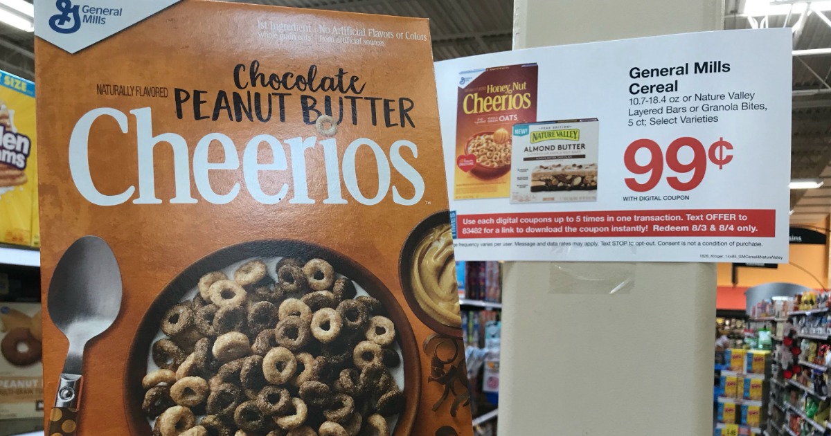 General Mills Cereals as Low as 19¢ at Kroger