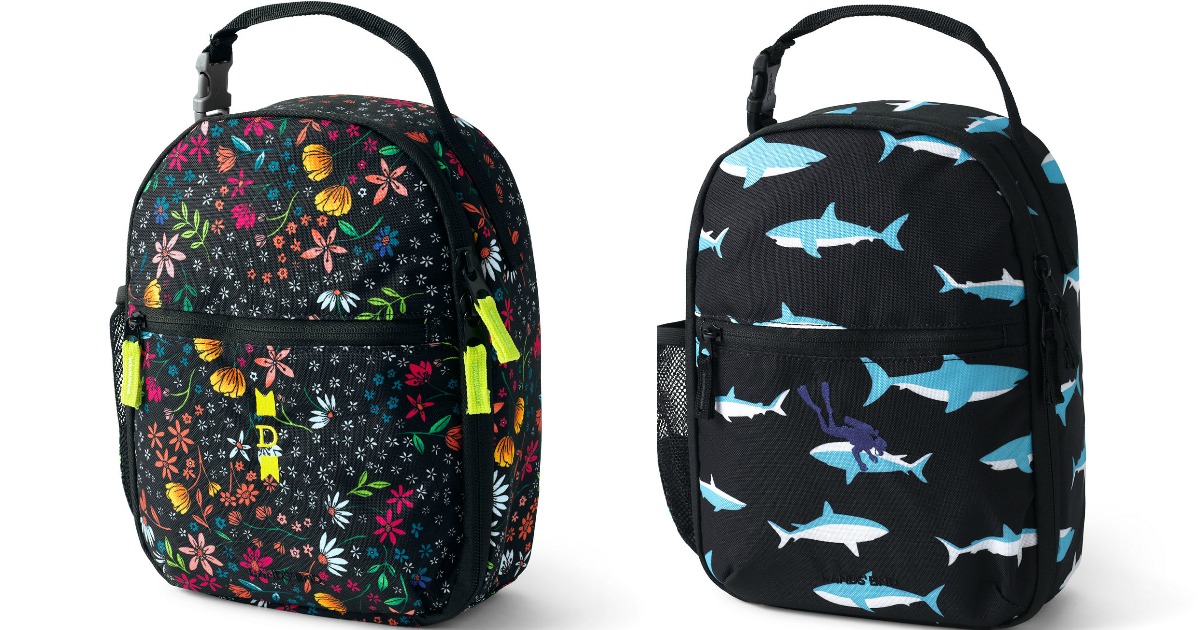 lands end backpacks and lunch boxes