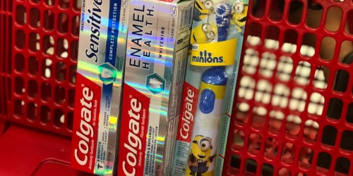 TWO Colgate Toothpastes AND Toothbrush Only 20¢ After Target Gift Card & Cash Back