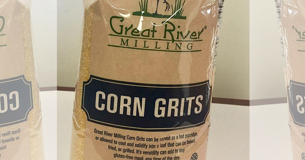 Amazon FOUR Great River Milling Corn Grits 24oz Bags Only 5.23