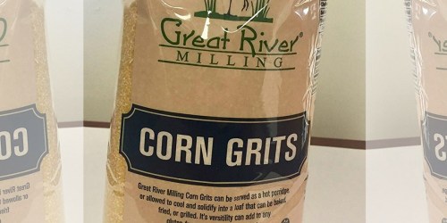 Amazon: FOUR Great River Milling Corn Grits 24oz Bags Only $5.23 Shipped (Just $1.31 Each)