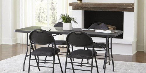 Cosco 6′ Centerfold Table Only $35 Shipped
