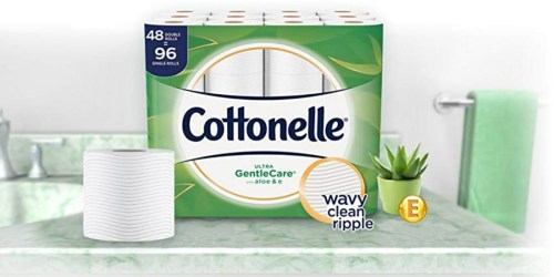 Amazon: Cottonelle Ultra GentleCare Double Rolls 48-Count Only $14.56 Shipped
