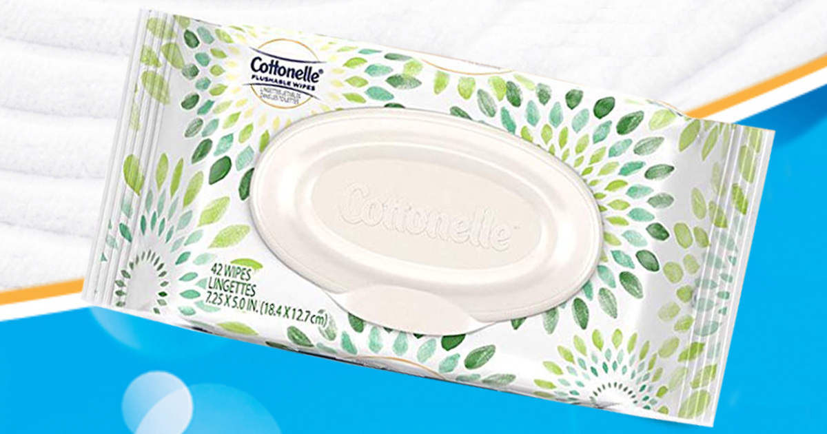 Amazon SIX Cottonelle GentlePlus 42Count Wipes Only 9.37 (Just 1.56
