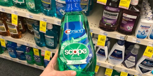 Better Than FREE Crest Scope Mouthwash After CVS Rewards & Cash Back (Over $5 Value)