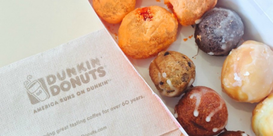 Dunkin’ Bucket of 50 Halloween Munchkins Coming Soon + New Fall Menu