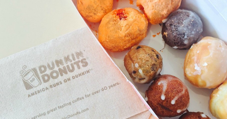 Dunkin’ Bucket of 50 Halloween Munchkins Coming Soon + New Fall Menu