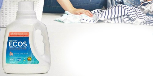 Two ECOS Laundry Detergent Bottles Only $9.99 (Just $5 Each) – Ships w/ $25 Amazon Order