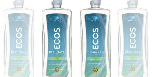 Amazon: 2 Pack ECOS Dishmate Dish Liquid Just $4.52 Shipped (Only $2.26 Per Large Bottle)