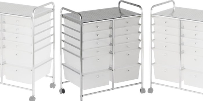 ECR4Kids 12-Drawer Rolling Organizer Only $45 Shipped (Holds up to 50 Pounds)