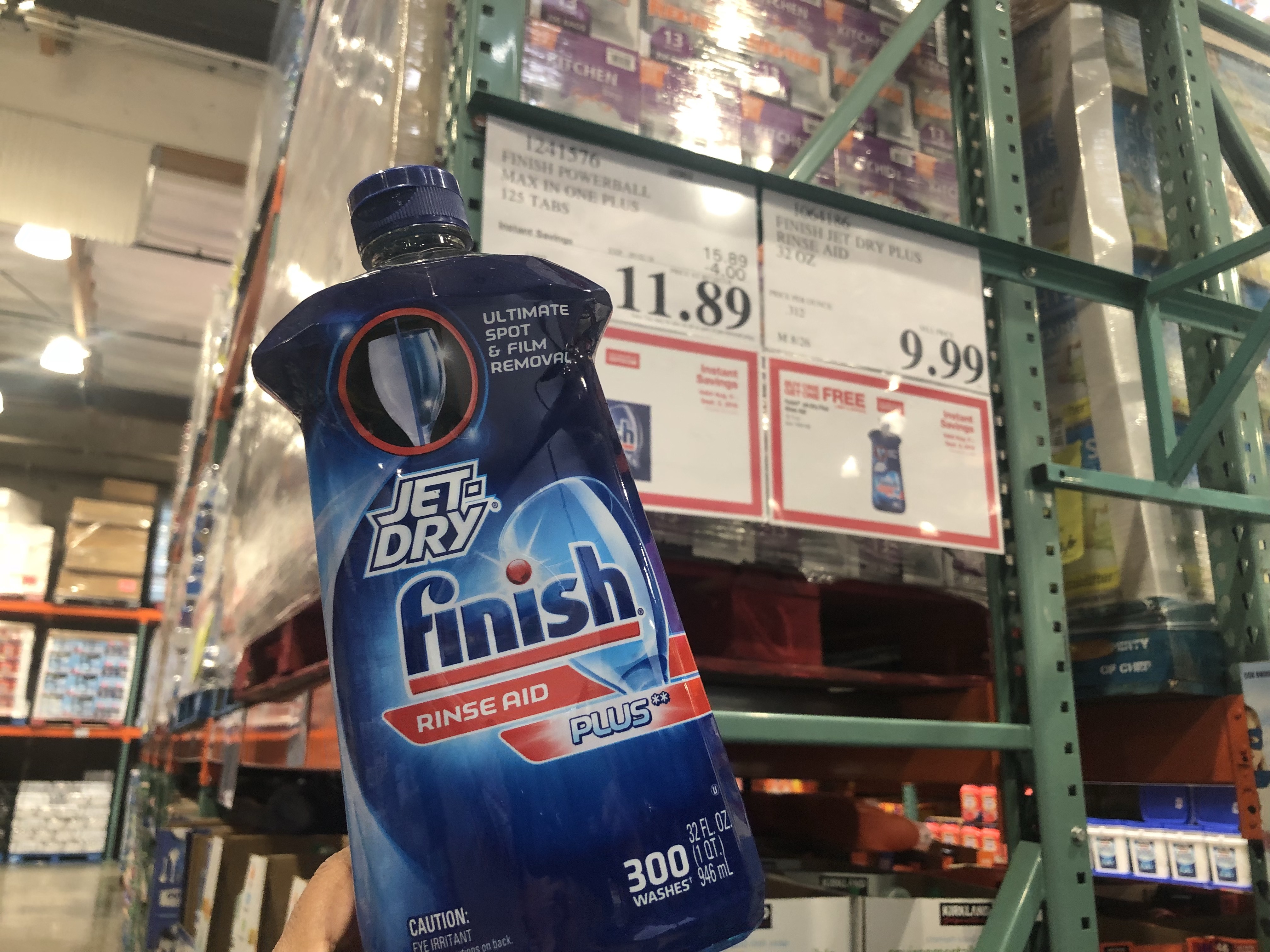 Costco: Finish Jet-Dry Rinse Aid LARGE 32 Ounce Bottles ONLY $4.99 Each +  More