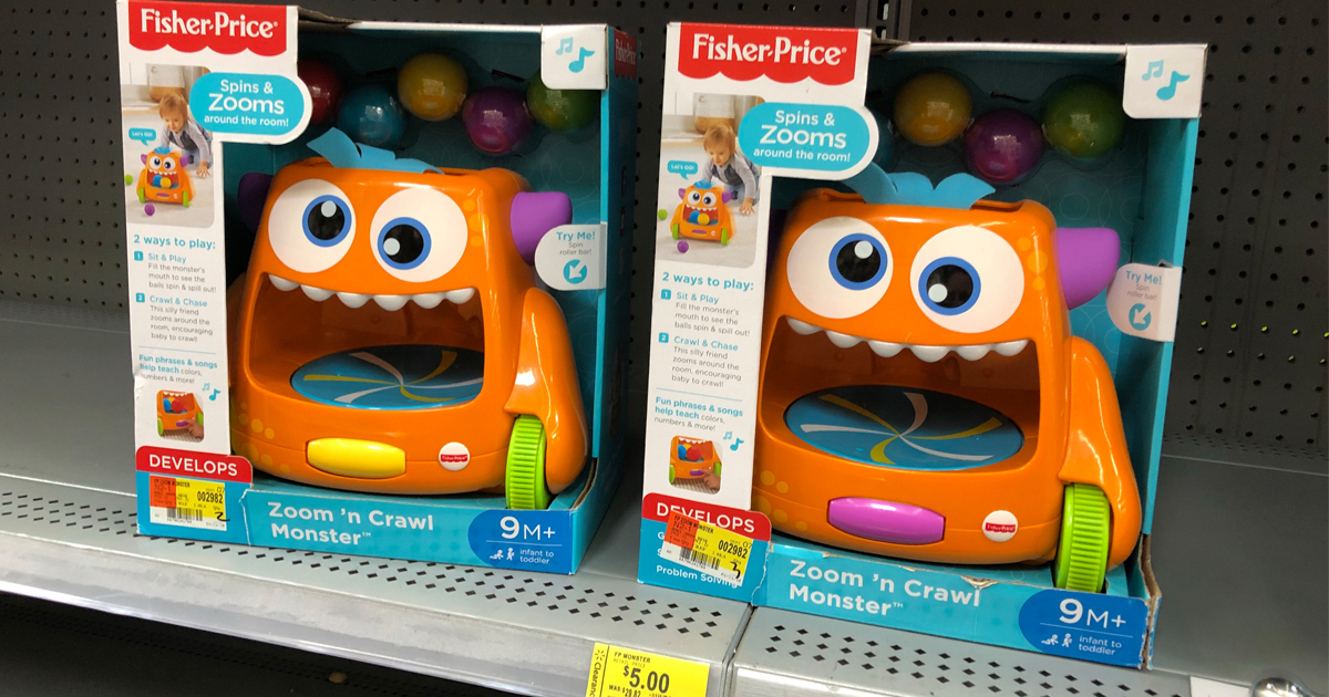 Fisher-Price Zoom 'N Crawl Monster Toy Possibly Only $5 at ...
