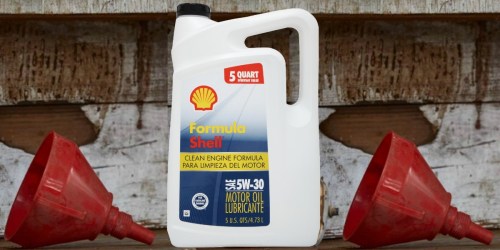 Formula Shell Motor Oil 5 Quart Bottle Only $9.98 at Home Depot