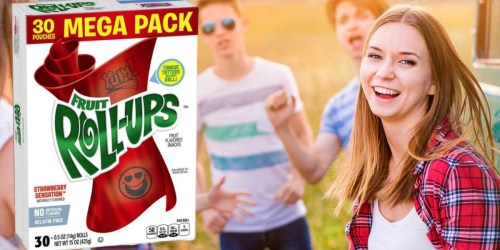 Fruit Roll-Ups 30-Pack Only $3.98 (Ships w/ $25 Amazon Order)