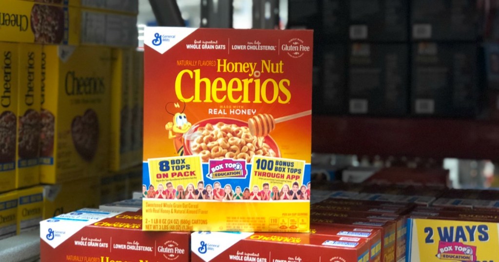 box of honey nut cheerios