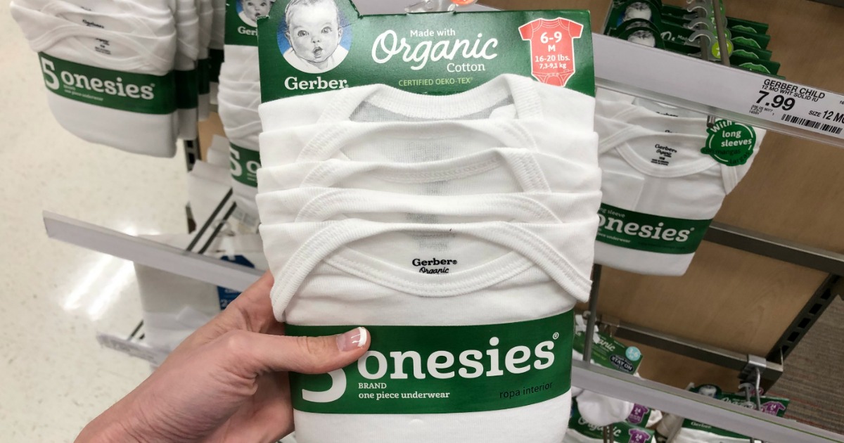 target organic onesies