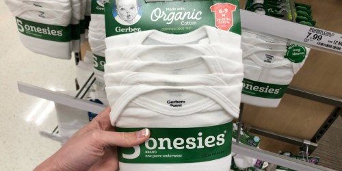 Gerber Organic Cotton Onesies Just $1.40 Each at Target & More