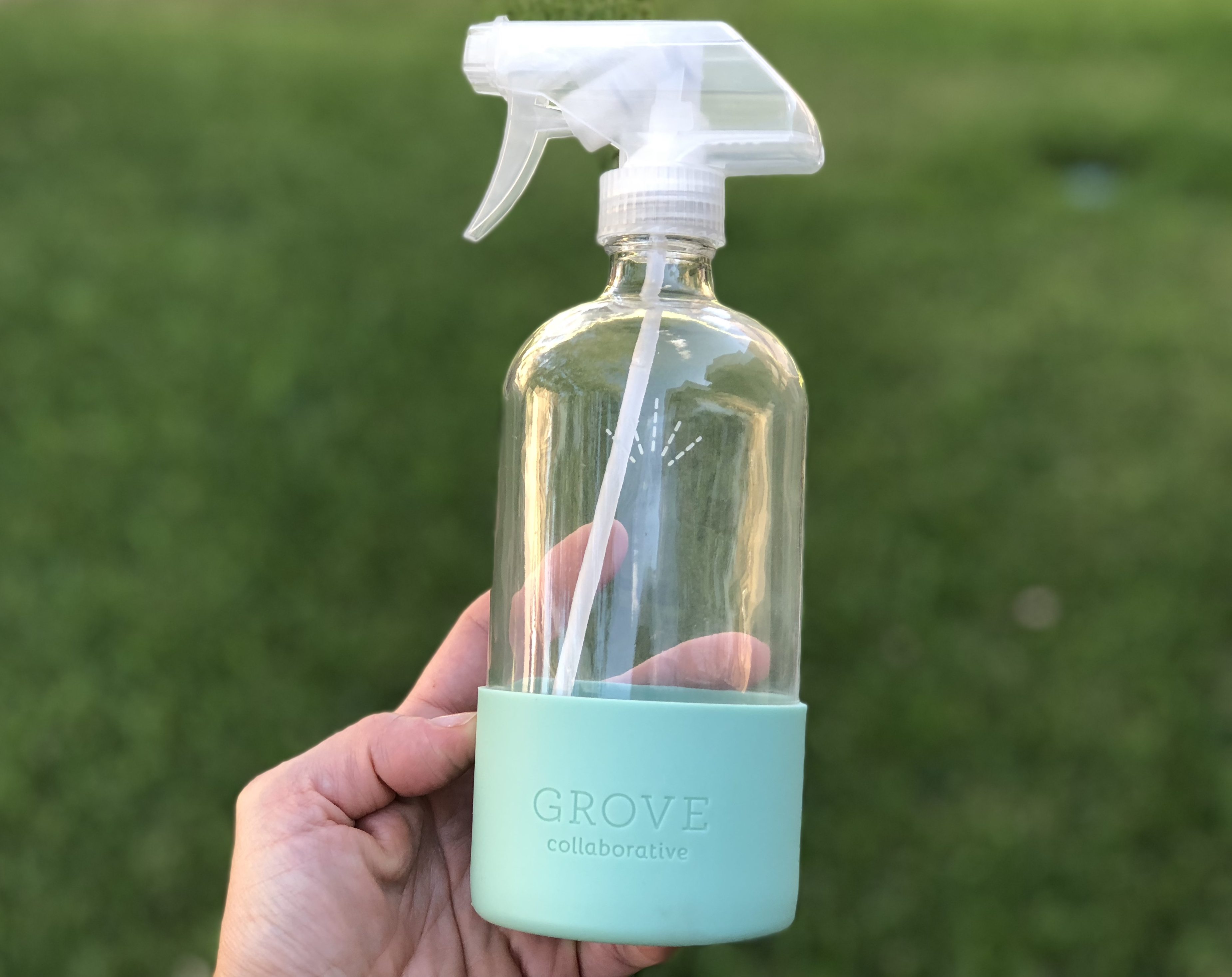 Get a free mrs meyers gift set from Grove Collaborative. A Grove Collaborative spray Bottle