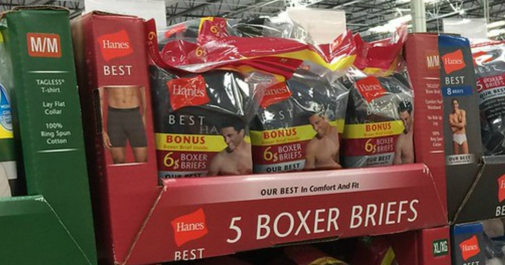 Hanes Men's Boxer Briefs 6-Count Pack Only $9.99 at Walmart.com + More