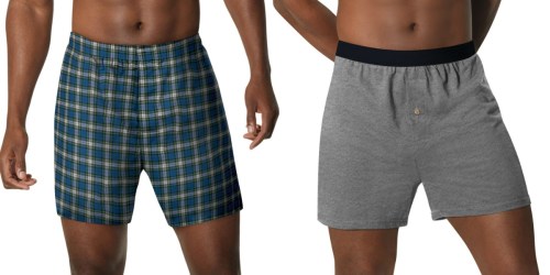 Hanes Men’s Boxers 10-Count Packs Only $16.96 (Just $1.70 Per Pair)