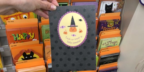 Hallmark Halloween Cards as Low as 50¢ at Dollar Tree