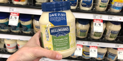Hellmann’s Avocado Oil Mayonnaise Possibly FREE After Cash Back at Target (Regularly $3.49+)