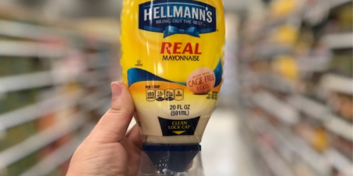 Amazon: Three Hellmann’s Mayonnaise Squeeze Bottles Only $6.75 Shipped (Just $2.25 Each)