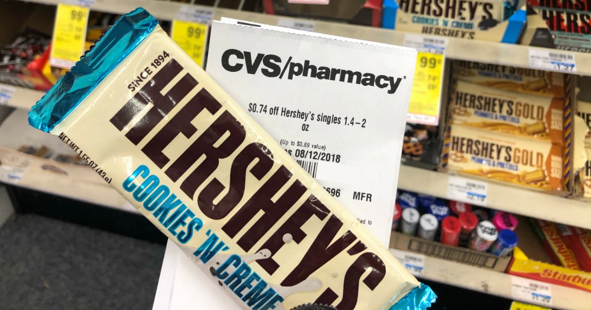 Hershey's Single Candy Bars Just 25¢ at CVS