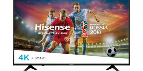 Hisense 55″ Smart 4K TV Only $299 Shipped (Regularly $430)