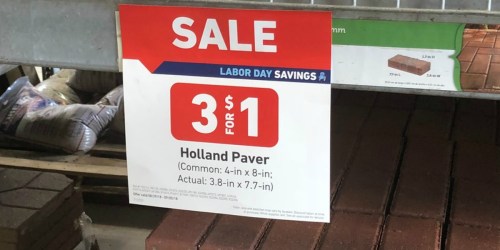 Holland Concrete Pavers Only 33¢ Each at Lowe’s & More
