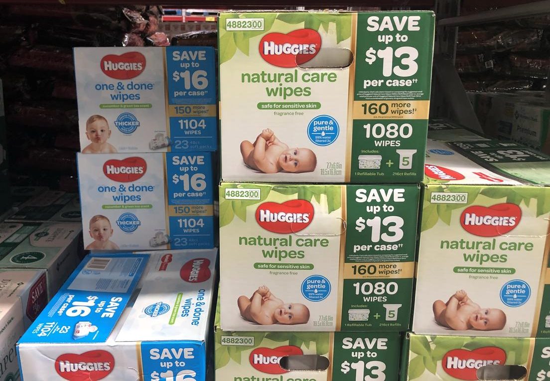 sam's club huggies wipes