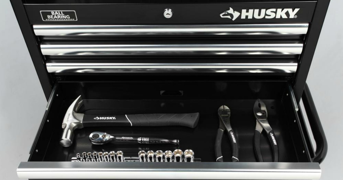 husky tool box drawer slides
