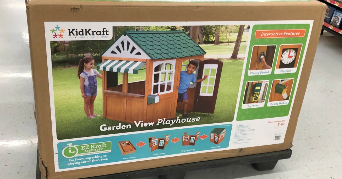 kidkraft garden view ez kraft assembly outdoor playhouse