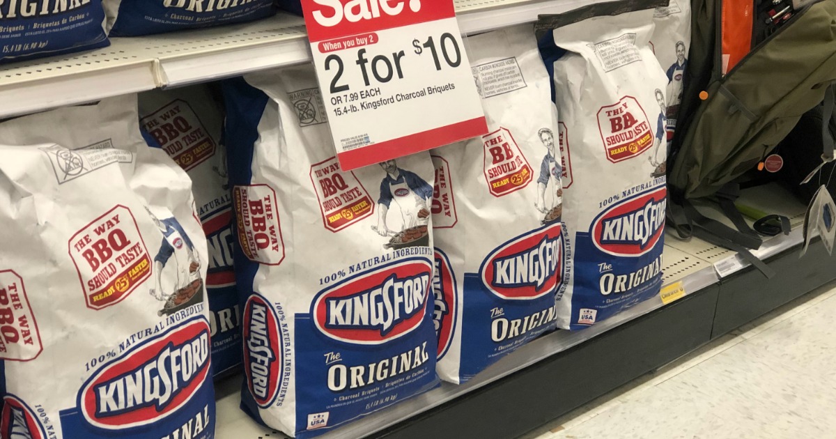 Two Kingsford Charcoal Briquettes 15.4 Pound Bags Just 10 at Target