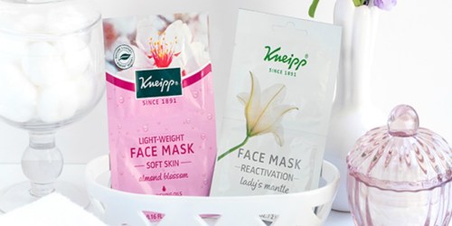 TEN Kneipp Vegan Face Masks Only $10 Shipped (Regularly $20)