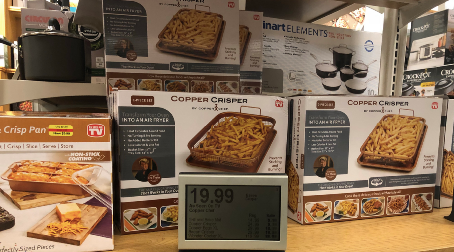 Kohl's Cardholders Copper Chef Copper Crisper Basket & Tray Only 6.99