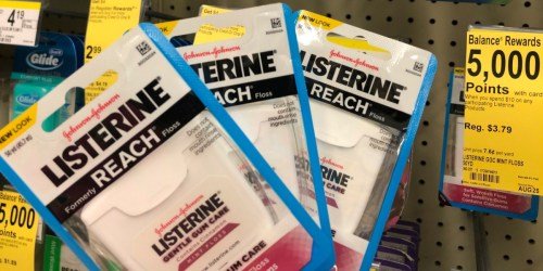 Listerine Floss Only $1.12 Each After Walgreens Rewards (Regularly $3.79)