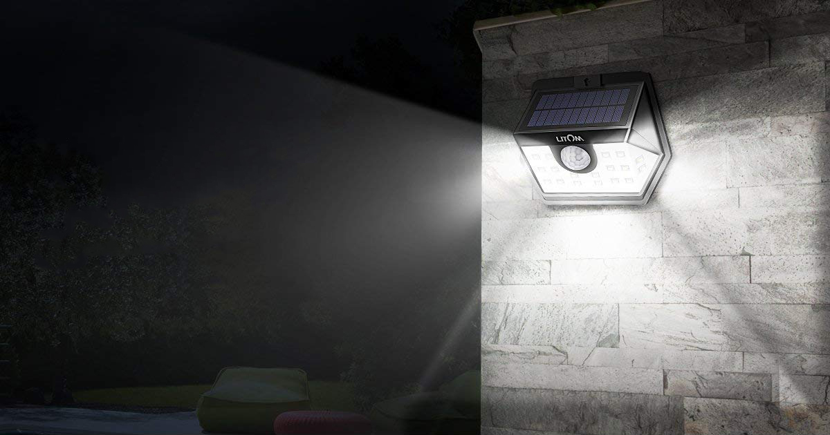 Amazon: Outdoor Wireless Motion Sensor Solar Light 4-Pack Only $29.99 ...