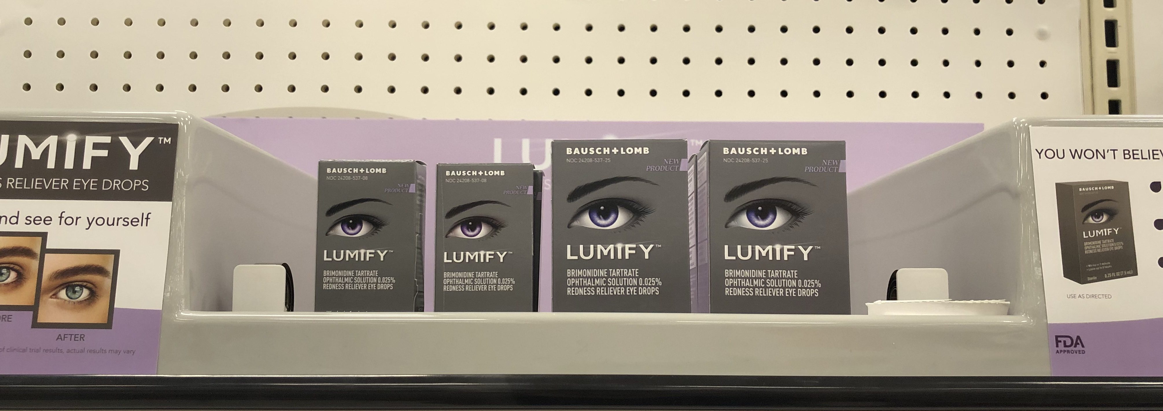$6 Worth of New LUMIFY Eye Drops Coupons
