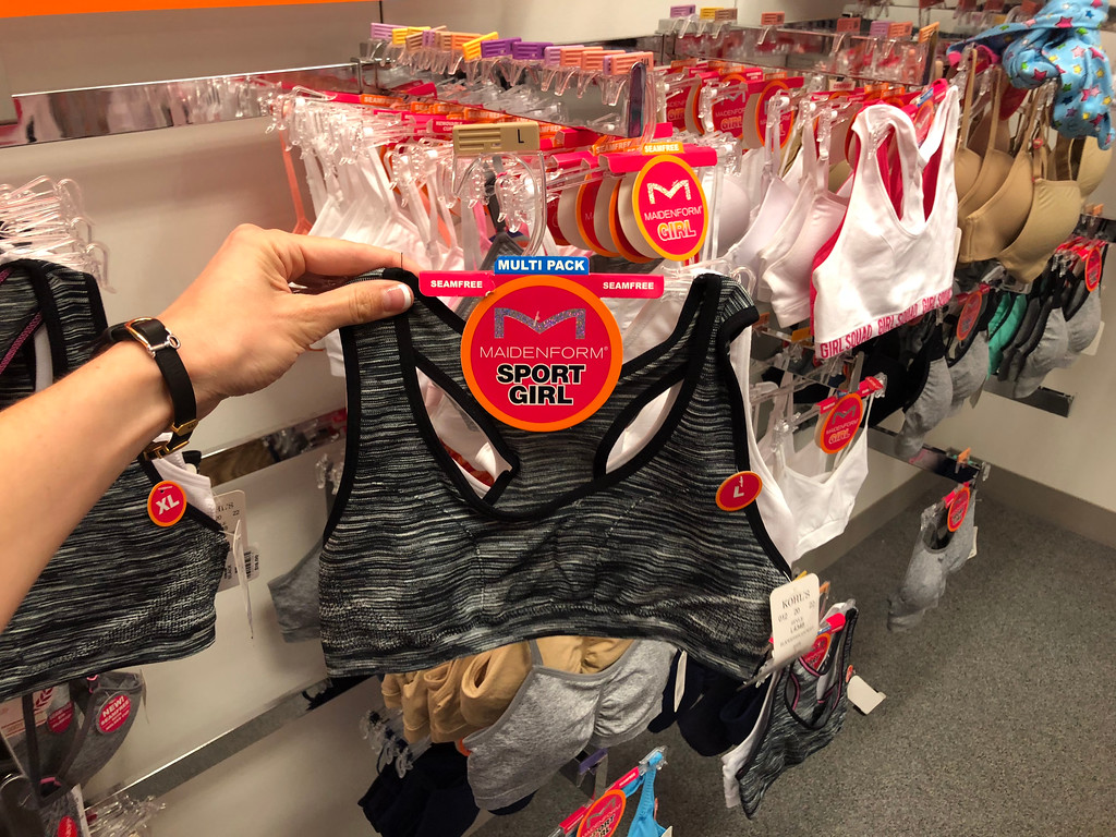 Girls Maidenform Bras as Low as $2.99 Each at Kohl's