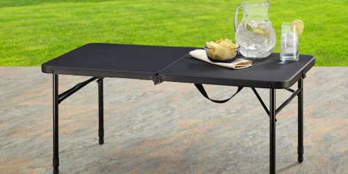 Walmart.com: Mainstays 40″ Fold-in-Half Table Only $19 + More