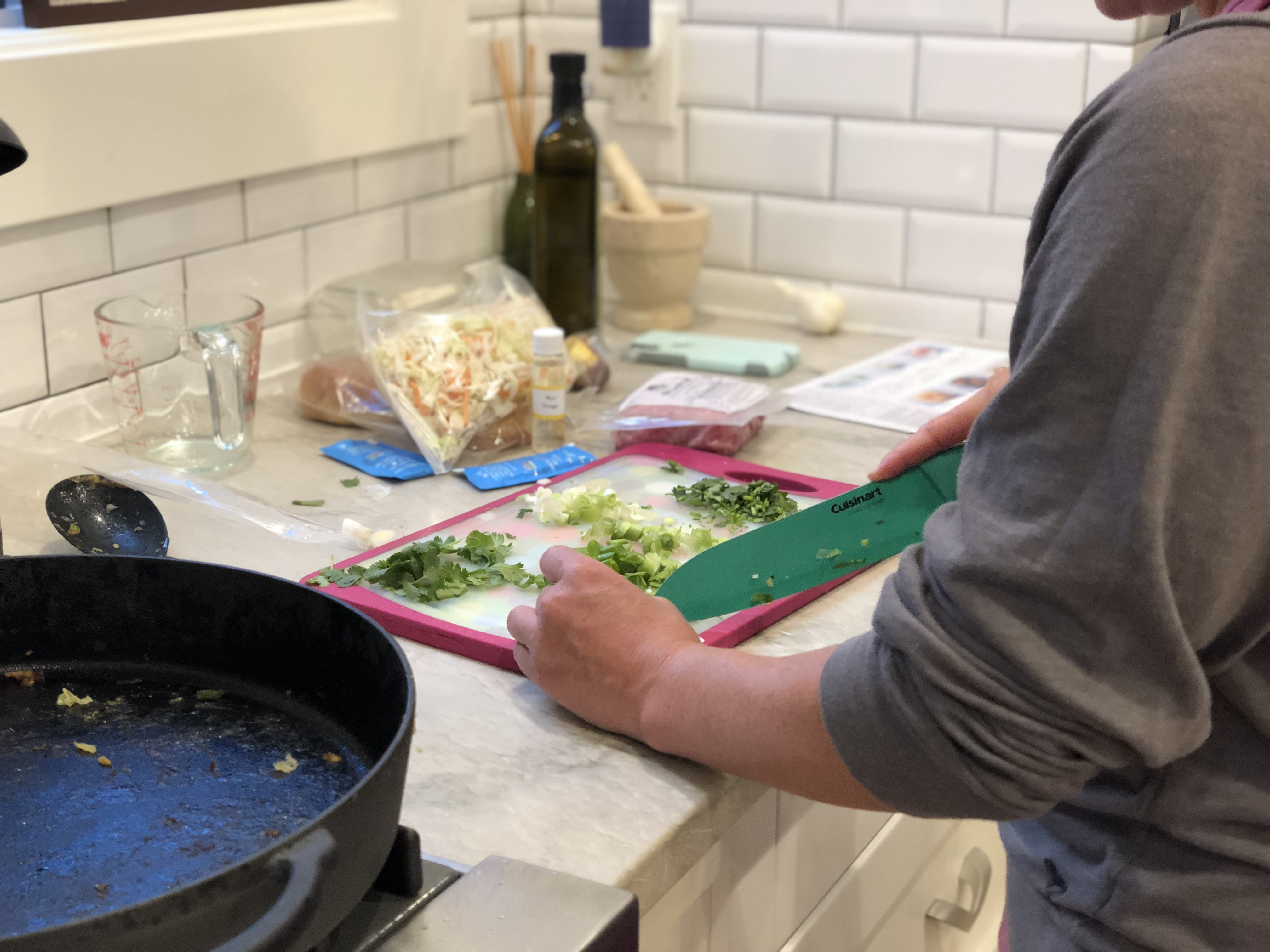 deal martha & marley spoon meals – preparing the recipes