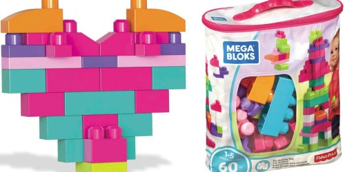 Kohl’s Cardholders: Mega Bloks Pink Big Building Bag Only $8 Shipped (Regularly $23) & More