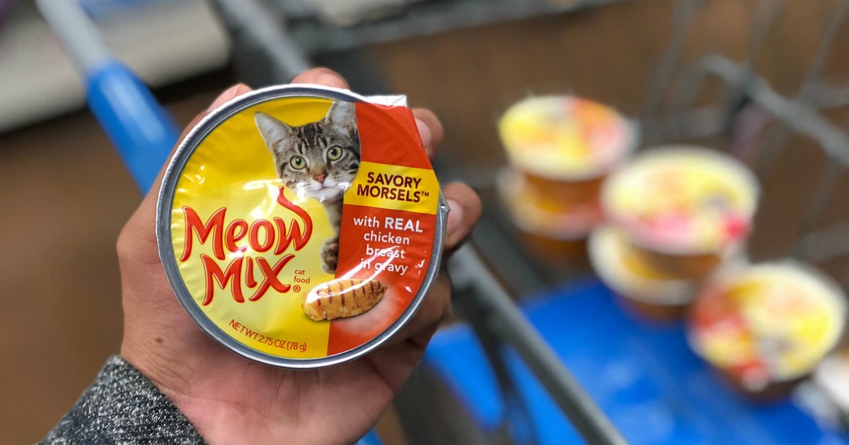 Meow mix on sale cat food walmart