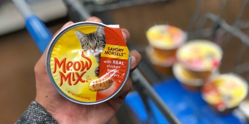 Meow Mix Wet Cat Food Only 2¢ After Cash Back at Walmart