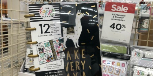 55% Off The Happy Planners & Accessories at Michaels (In-Store and Online)