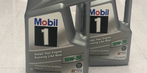 Five Quarts Mobil 1 Motor Oil, Oil Filter & NBA Sports Bag ONLY $29.99 Shipped ($75+ Value)