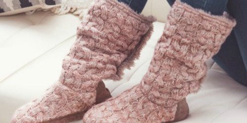 Muk Luks Women’s Slipper Boots Just $16.99 (Regularly $44+)