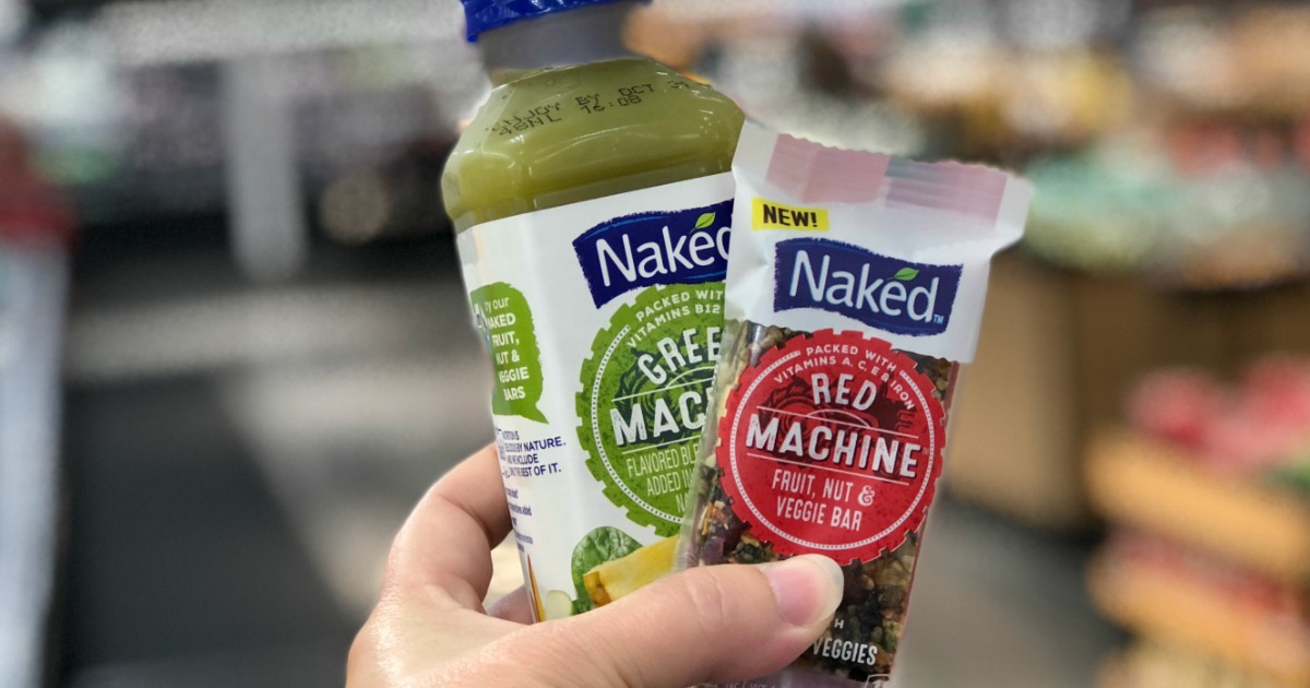 Naked Juice & Single Bars Only 75¢ Each After Cash Back at Target (Just